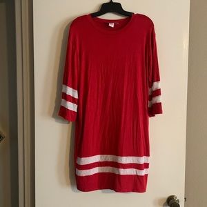 Varsity Red Dress
